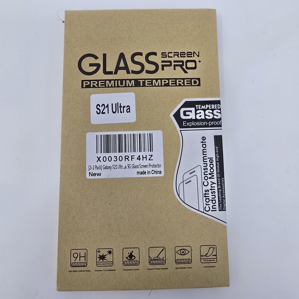 GLASS Screen Pro Tempered Glass Screen Protector Samsung S21 Ultra‎ 9H Clear